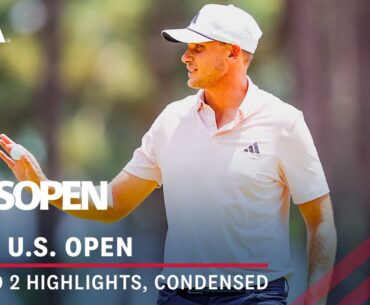 2024 U.S. Open Highlights: Round 2, Condensed