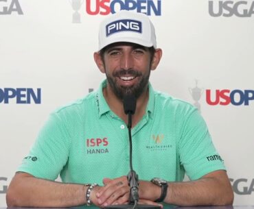 Matthieu PAvon Saturday Flash Interview 2024 US Open Championship · Round 3