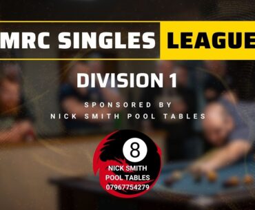Ed Lewis vs Justin Bishop - MRC Singles League Division 1