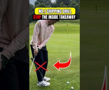 This Chipping HACK VERY QUICKLY IMPROVES YOUR STRIKE #golfswing #golf #golftips #golfcoach #golftip