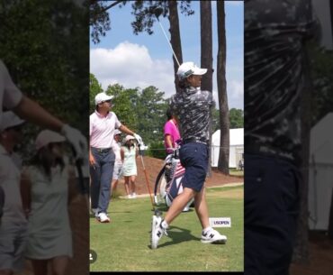 Min Woo Lee driver swing face on #minwoolee #golfswing