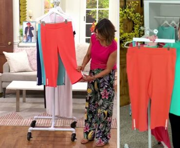 Belle by Kim Gravel Perfect Pique White Haute Zip Capri Pant on QVC