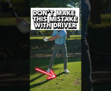 Stop making this mistake with driver! #golftips #golfswing #golf