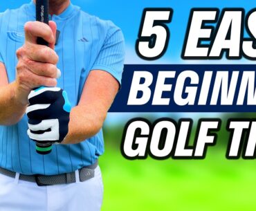 HOW TO PLAY GOLF - Top 5 BEGINNER Golf Tips
