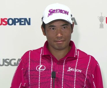 Hideki Matusyama Friday Flash Interview 2024 US Open Championship · Round 2 © USGA