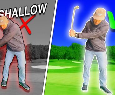 Have a Steeper Golf Swing to Compress your Irons
