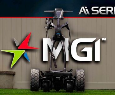 Golf Trollys go Ai ??! | MGI Zip Navigator Ai