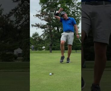 Eagle putt on a par 5. Can I make it???  #golf #par5 #eagle