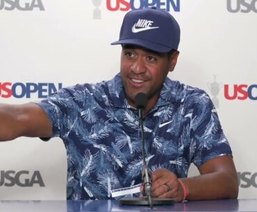 Tony Finau Friday Flash Interview 2024 US Open Championship · Round 2