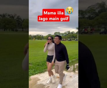 Denny Caknan dan Bella Bonita main golf #dennycaknan #bellabonita #shorts