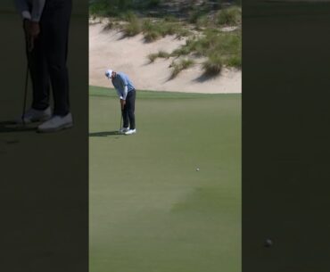 Matthieu Pavon setting the pace with his second eagle of the day 🦅 #usopen