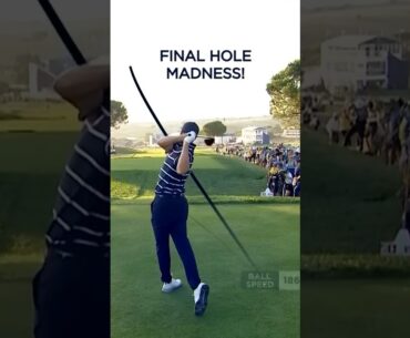 INCREDIBLE last hole! 😱