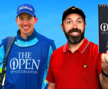 TOUR PRO caddies for Rick & reveals SECRETS before The Open!