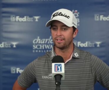 Davis Riley Saturday Flash Interview 2024 Charles Schwab Challenge