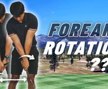 FOREARM ROTATION IN THE GOLF SWING