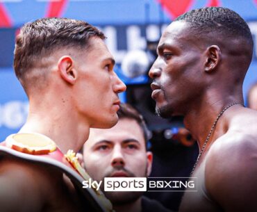 INTENSE final face-off! 😯 | Chris Billam-Smith & Richard Riakporhe weigh-in
