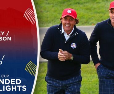 Mickelson & Bradley vs Garcia & Donald | Extended Highlights | 2012 Ryder Cup