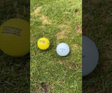 Range Ball vs Premium Golf Ball