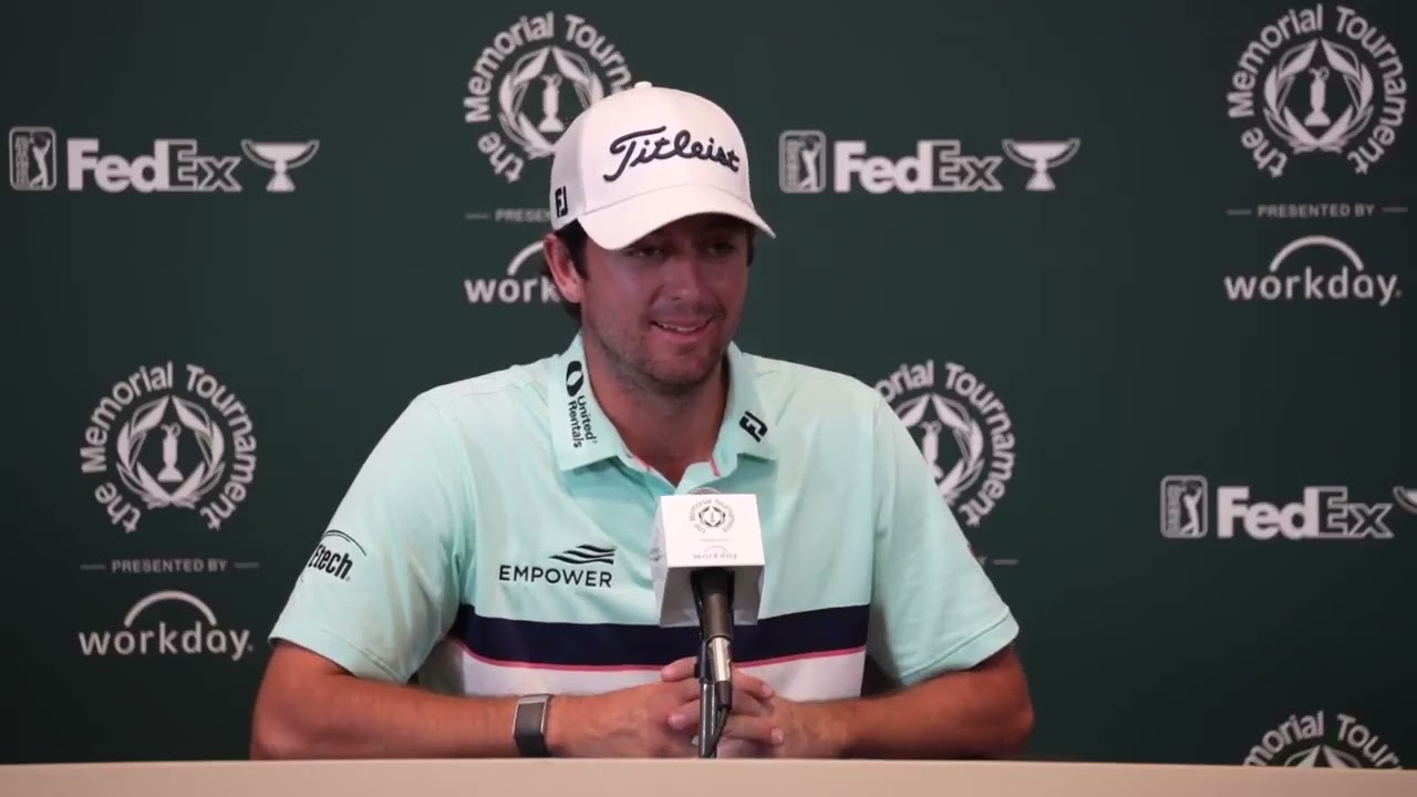 Davis Riley Press Conference Preview 2024 Memorial Tournament ©️ PGA Tour Davis Riley Press Conference Preview 2024 Memorial Tournament ©️ PGA Tour