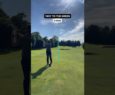 Can I make birdie from 165 yards out? #golf #golfshorts #golfswing