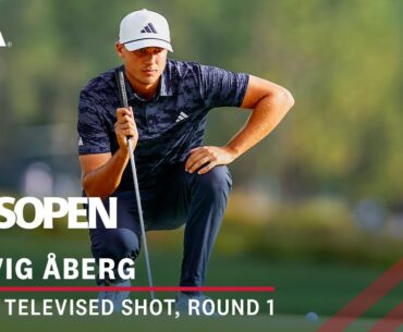 2024 U.S. Open Highlights: Ludvig Åberg, Round 1 | Every Televised Shot