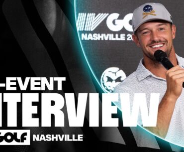 INTERVIEW: Bryson DeChambeau Reflects On U.S. Open | LIV Golf Nashville