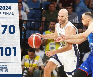 Anadolu Efes (70-101) Fenerbahçe Beko - TSBSL - Play-Off Final 2.Maç  | 2023/24