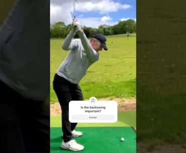 Is the backswing really important?
