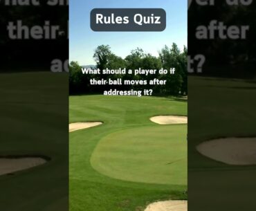 OnYourMarkDesign Golf Rules Quiz