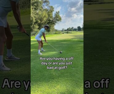 I’m good at golf when nobody’s looking 👀 #golfgirl #golf #golfswag #golfswag #golfswing #golfer