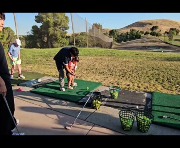 Vacation with my Daughter Erica/son in law David/ girls ,having golf fun beautiful place Antioch Ca