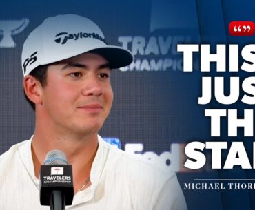 Michael Thorbjornsen’s FULL press conference ahead of Travelers | 2024