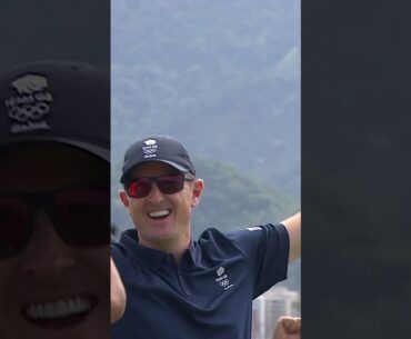 Justin Rose's delayed reaction 😭