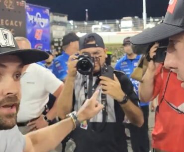 Ricky Stenhouse Jr. Punches Kyle Busch!