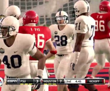 Penn State vs Houston - NCAA Football 12 Flashback Mulligan - TicketCity Bowl Game Sim