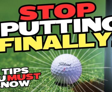 STOP 3 PUTTING NOW! | 4 ESSENTIAL TIPS FROM A PUTTING LEGEND #golf #putting #puttingtips