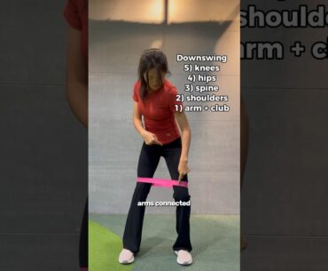 Get the golf swing sequence right pt 2 of 2 #golf #shorts #drills #golfcoach
