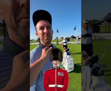 Asking players & caddies how much a ball weighs🤣 Who knows the answer #4AcesGC