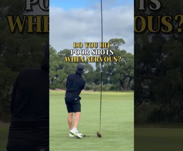 If you get nervous use these golf tips #golf #golftips #shorts
