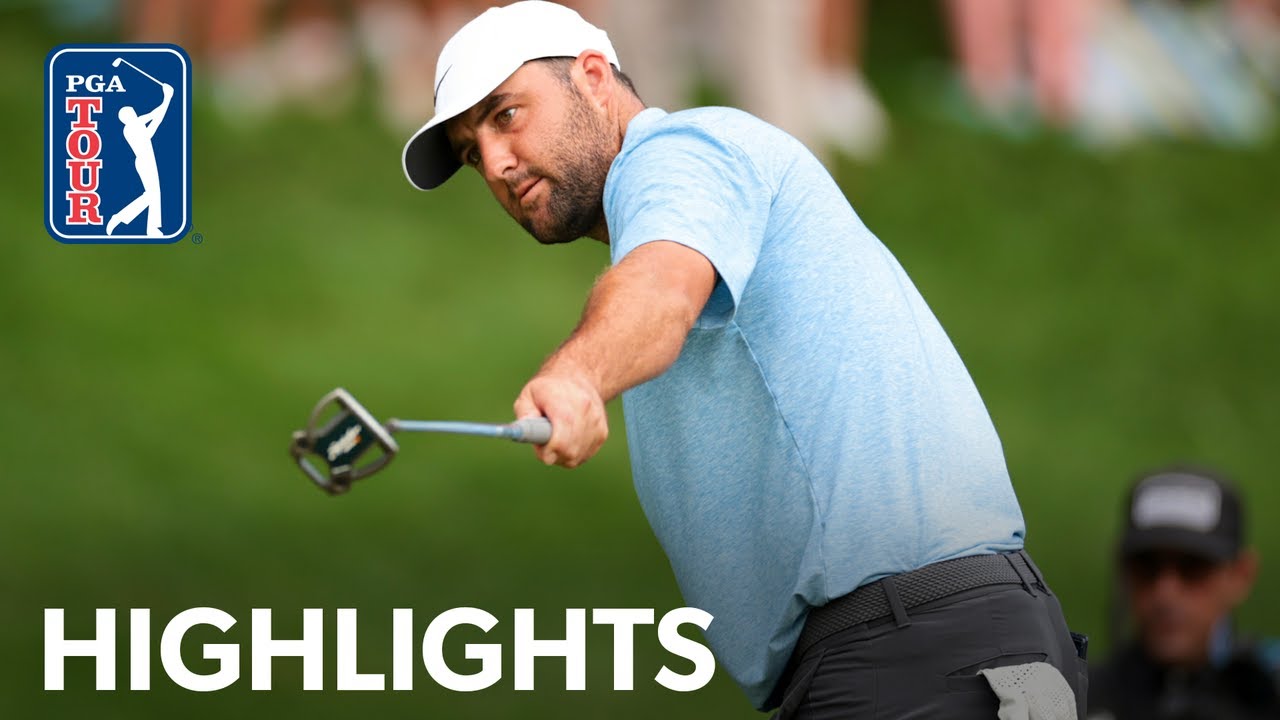 Scottie Scheffler wins in a playoff Round 4 highlights Travelers