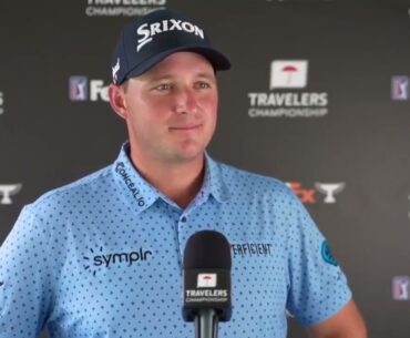 Sepp Straka Sunday German Flash Interview 2024 Travelers Championship © PGA Tour