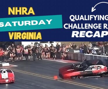 NHRA Saturday Pro categories Mission Food challenge race video recaps plus qualifying results #race