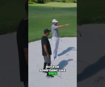 Tiger Woods and Scottie Scheffler: Choosing the Right Club for Bunker Shots #TigerWoods #ScottieSche