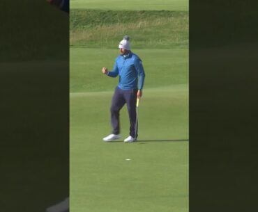 Dean Burmester birdies the 15th at the Old Course in the 2021 #dunhilllinks 👌