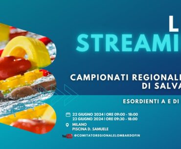 Campionati Regionali Estivi Di Categoria Salvamento - Milano 2024 (sabato mattina)