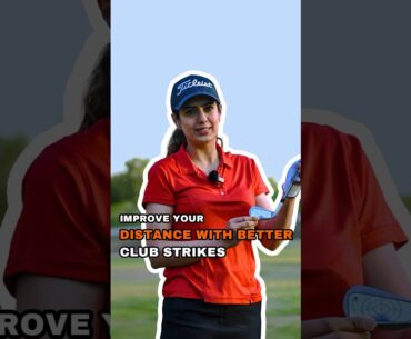 Improve your distance with better club strikes | Golfoy India #golf #golftips #impactmarker