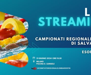 Campionati Regionali Estivi Di Categoria Salvamento - Milano 2024 (domenica pomeriggio)