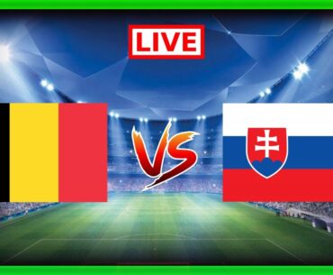 Belgique vs Slovaquie |  EURO 2024  |  Match commenté En direct 🔴