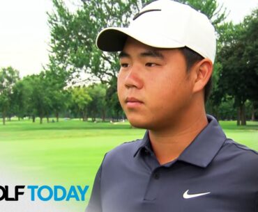 Tom Kim staying positive for Rocket Mortgage Classic after Travelers | Golf Today | Golf Channel