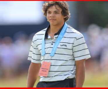 Charlie Woods grouped with sons of other championship-winning dads at Future Masters